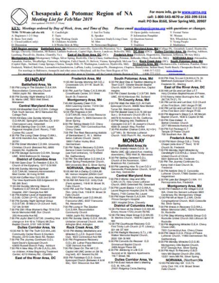 na meetings in tonawanda|Tonawanda, NY NA Meetings Directory .
